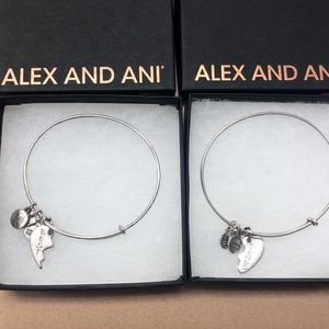 Authentic Alex and Ani “Best Friend” Bracelets